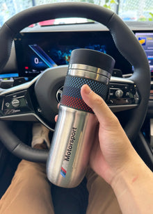 كوب معزول بطراز BMW Motorsport الأصلي - كوب سفر من الفولاذ المقاوم للصدأ