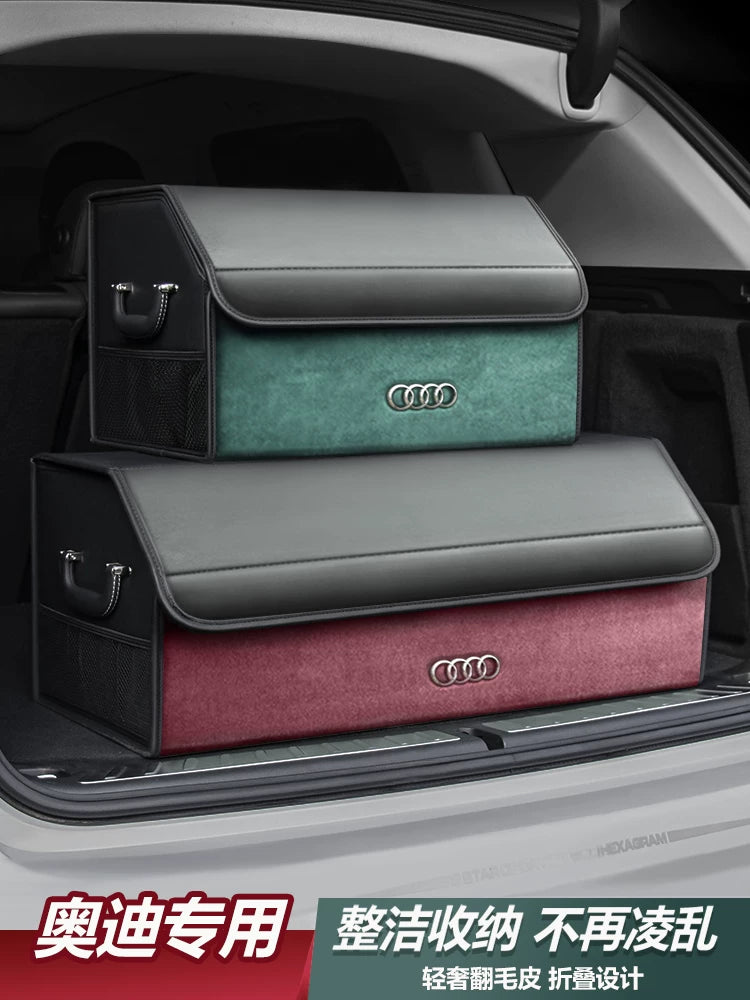 Audi trunk storage box A4L/Q5L/A6L/Q3/Q7/Q2L/A8/A5/A3 car storage box