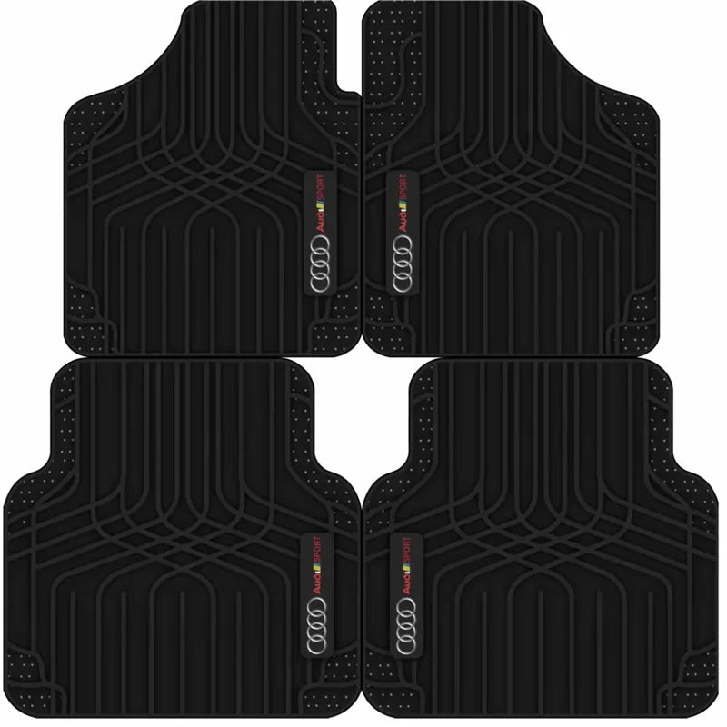 Audi Sport all-weather floor mat set – Black Contour