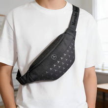 Mercedes-Benz Signature Star Waist Bag – Black Edition with Adjustable Strap