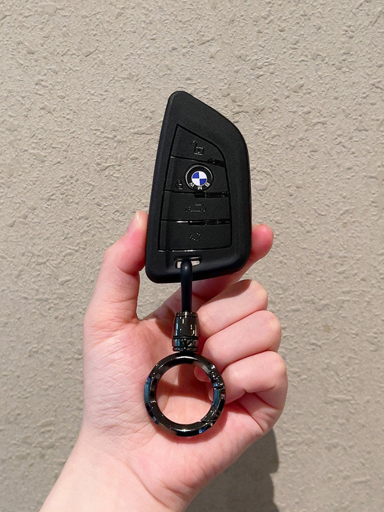 BMW Silicone Key Fob Case with Keychain