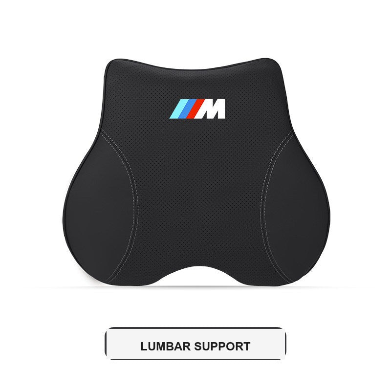 BMW M Sport ergonomisk nakkestøtte og lændestøttepude til bil (3-, 4-, 5-serie & X1-X7)