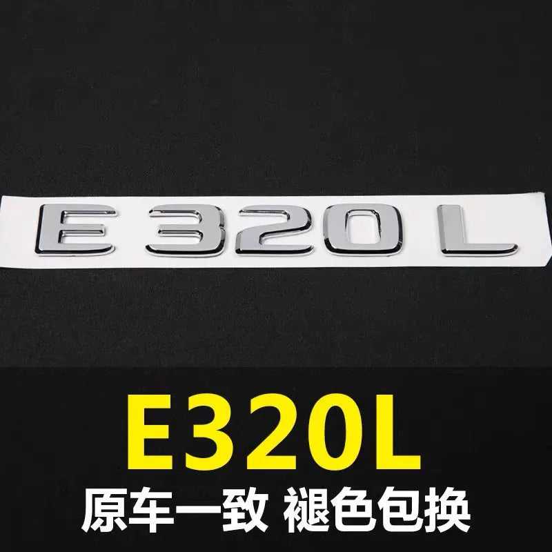 Mercedes-Benz new E-class E300L C260L A200L S500L original Mercedes rear car logo number letter sticker