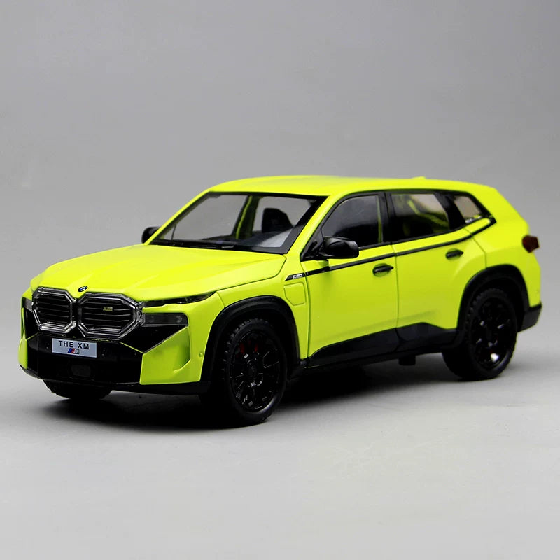 Neon Green 1:24 BMW XM diecast model – Model Only