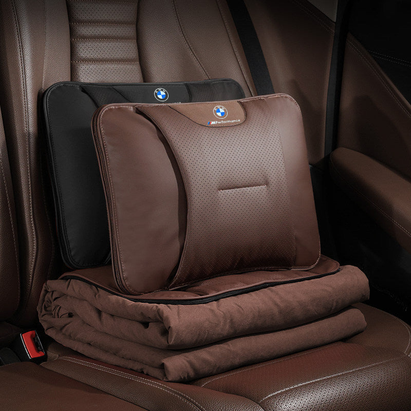 BMW lumbar cushion with air conditioning blanket, car interior