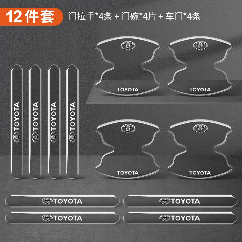 Car door handle stickers, door bowl protectors, anti-scratch scratch protectors, transparent paint protective films, decorative supplies