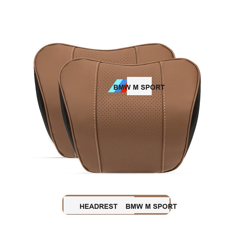BMW M Sport ergonomisk nakkestøtte og lændestøttepude til bil (3-, 4-, 5-serie & X1-X7)