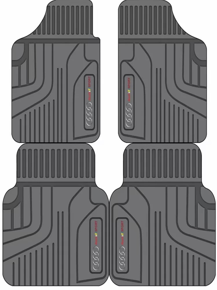 Audi Sport all-weather floor mat set – Grey Contour