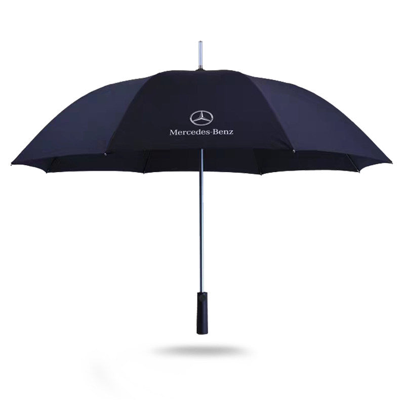 Paraguas Mercedes-Benz – Paraguas plegables automáticos antiviento y de mango largo con revestimiento anti-UV
