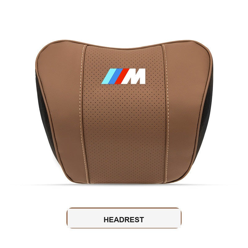 BMW M Sport ergonomisk nakkestøtte og lændestøttepude til bil (3-, 4-, 5-serie & X1-X7)