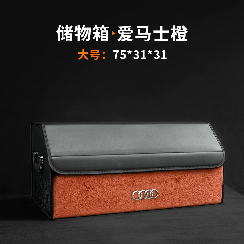 Audi trunk storage box A4L/Q5L/A6L/Q3/Q7/Q2L/A8/A5/A3 car storage box