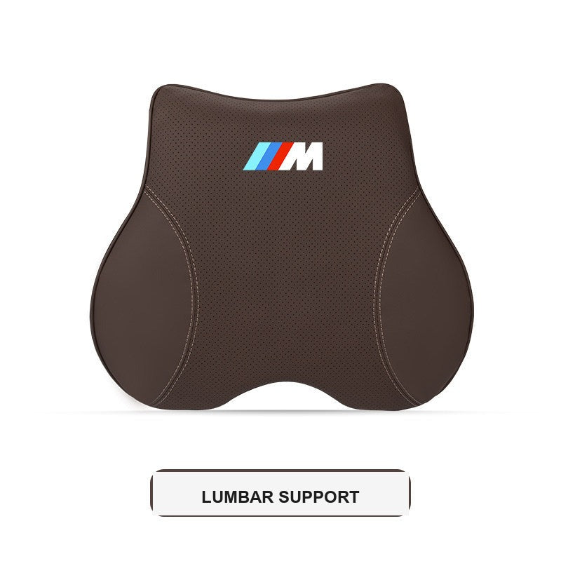 BMW M Sport ergonomisk nakkestøtte og lændestøttepude til bil (3-, 4-, 5-serie & X1-X7)