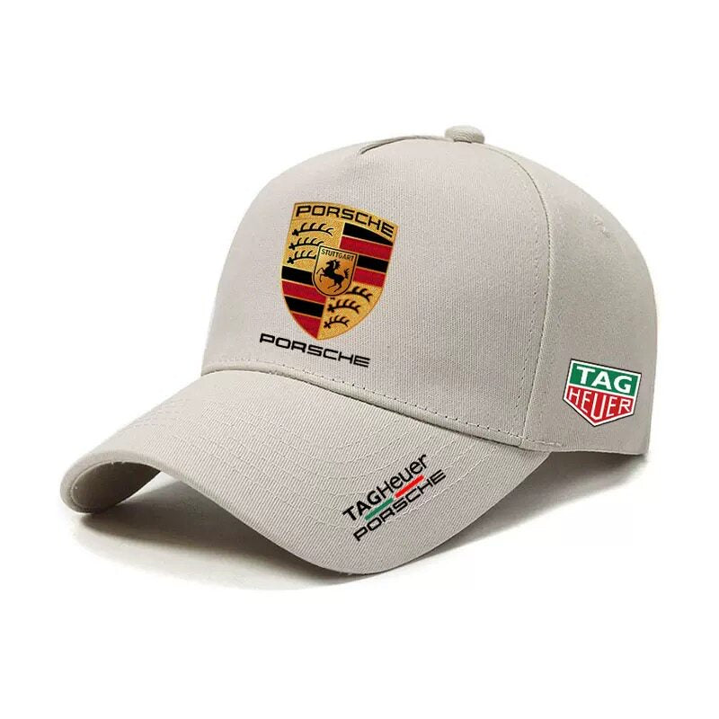 Porsche logo baseball cap custom team enthusiast F1 racing cap outdoor men's and women's sunshade peaked hat