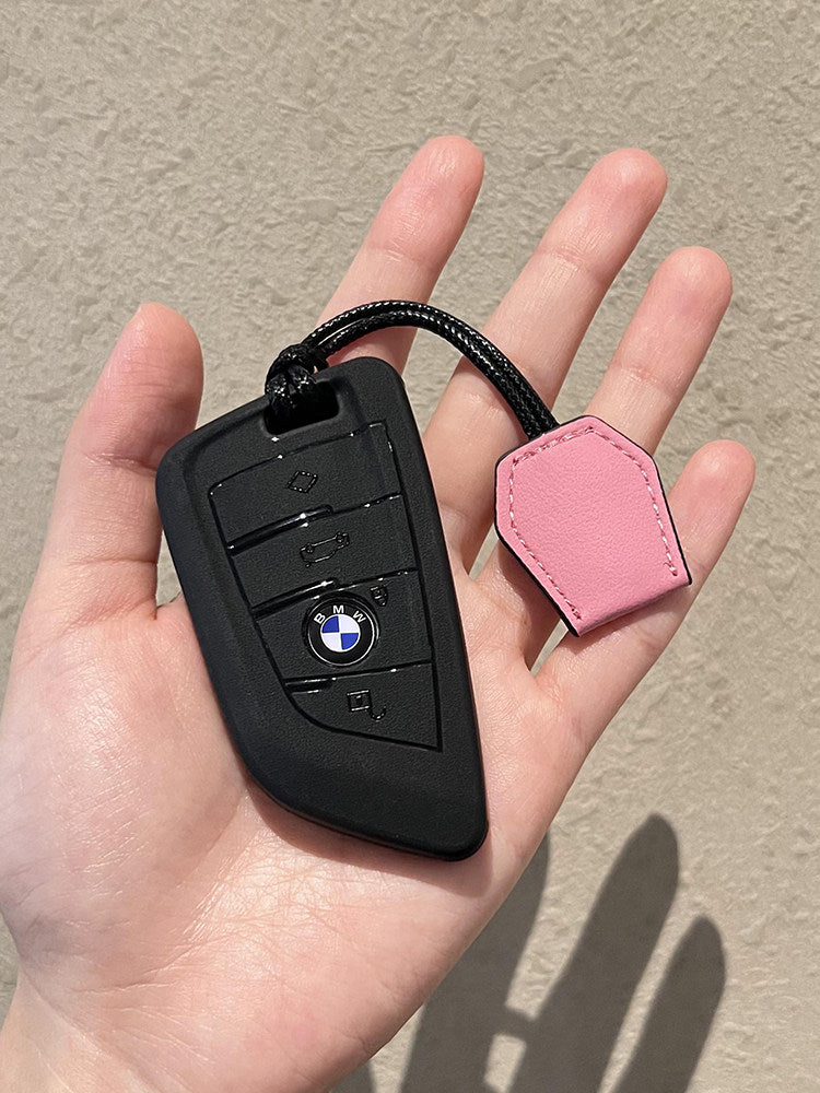 BMW Silicone Key Fob Case with Keychain