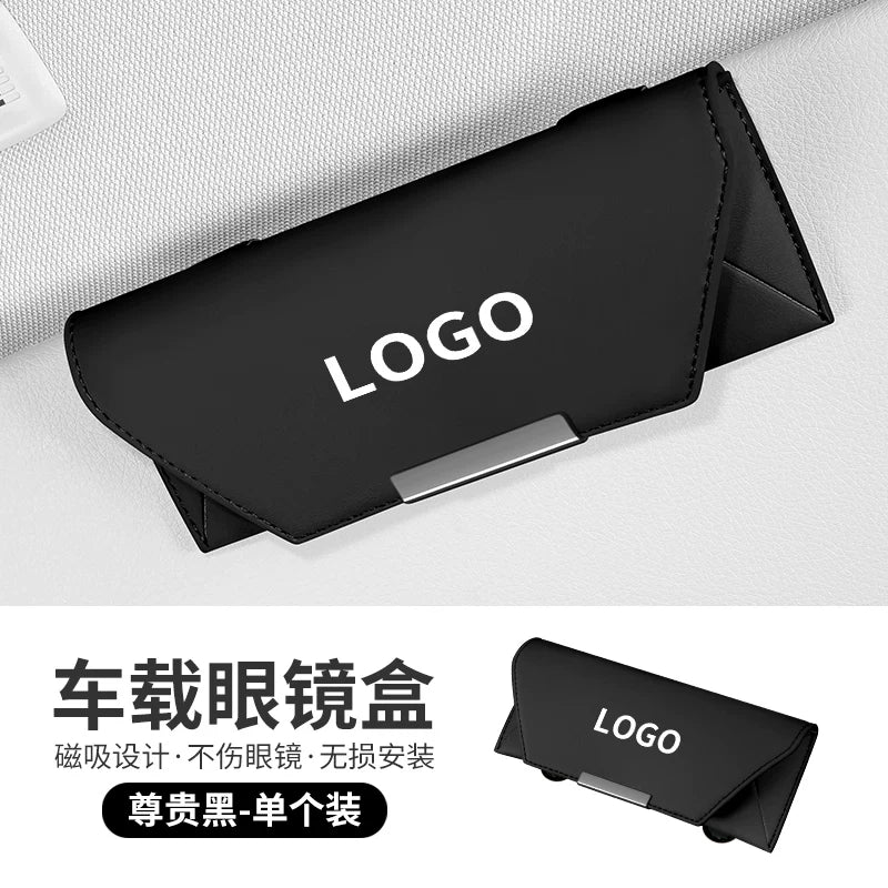 Suitable for Porsche car glasses case Macam Palamela Taycan sun visor sunglasses clip storage