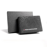 Funda para carné de conducir de cuero Alcantara BMW M