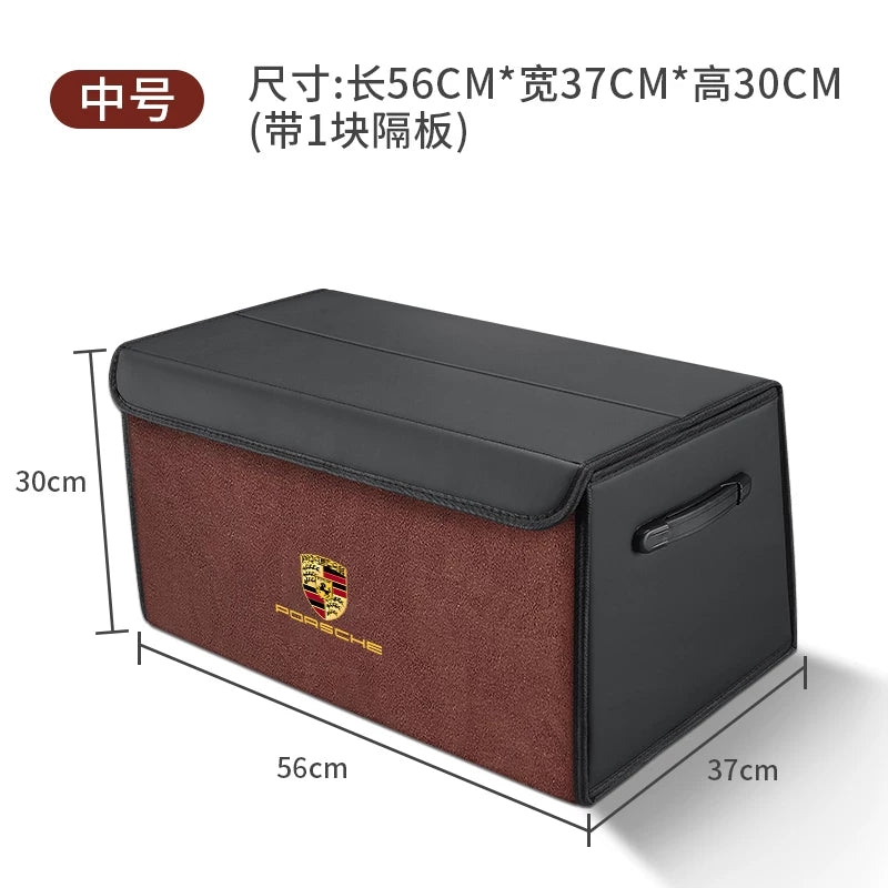Suitable for Porsche car trunk storage, Cayenne Macan, Palamella, Taycan car organizer
