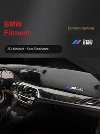 BMW instrumentbord-solskærm - Instrumentbord-måtte i læderlook med antirefleks