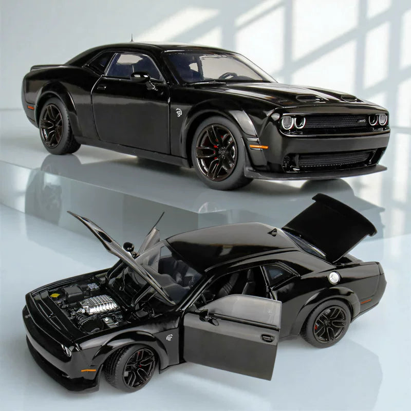 Genuine JKM 1:32 for Dodge Hellcat Civic Challenger Alloy Car Model Audi A8L Viper
