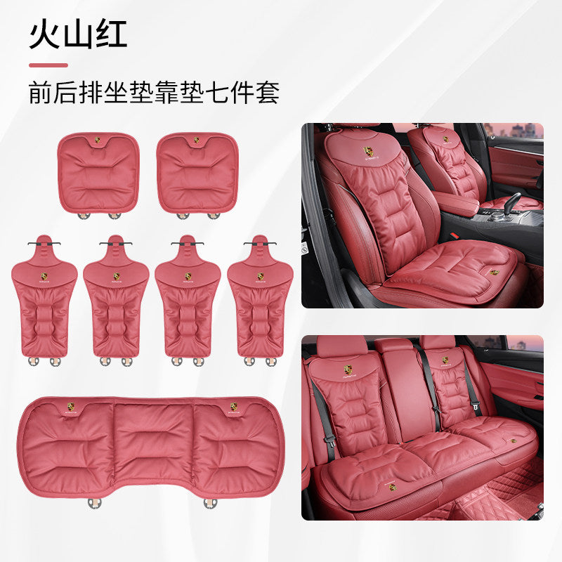 Porsche seat cushions: new Cayenne Panamera Macan 718 911 interior seat cushion covers suitable for all seasons