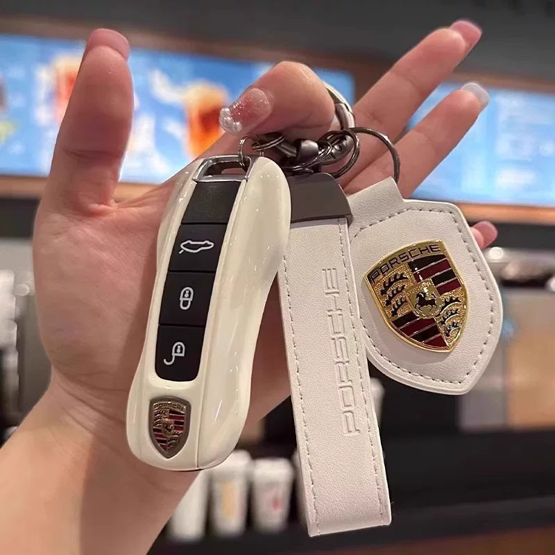 Porsche Signature Gloss Key Shell – 13-Colour Crest Collection and Houndstooth Edition