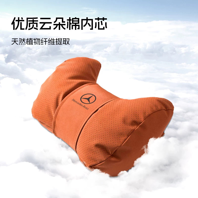 Mercedes-Benz E C A-CLASS GLC E300L headrest neck pillow special C260L car seat lumbar GLB backrest pad