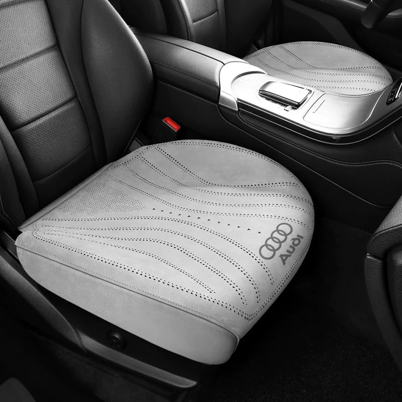 Audi suede seat cushion – Light Gray front pair