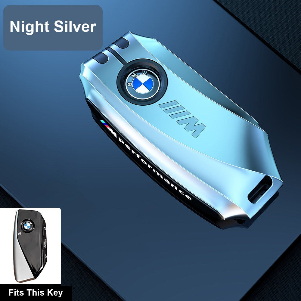 BMW key fob case - E Edition Night Silver [Single Shell Without Buckle]