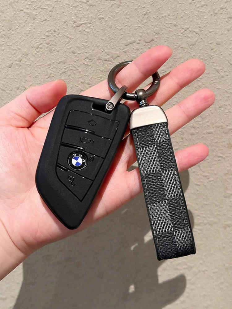 BMW Silicone Key Fob Case with Keychain