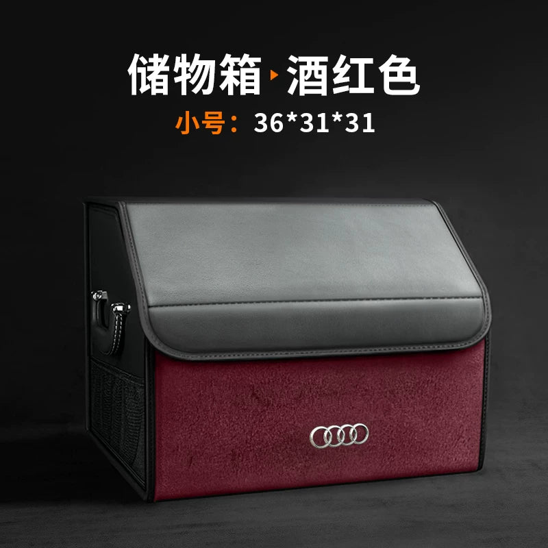 Audi trunk storage box A4L/Q5L/A6L/Q3/Q7/Q2L/A8/A5/A3 car storage box