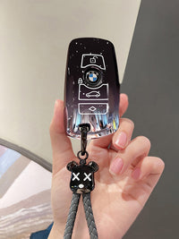 Funda para llave BMW - Funda TPU cielo estrellado con llavero