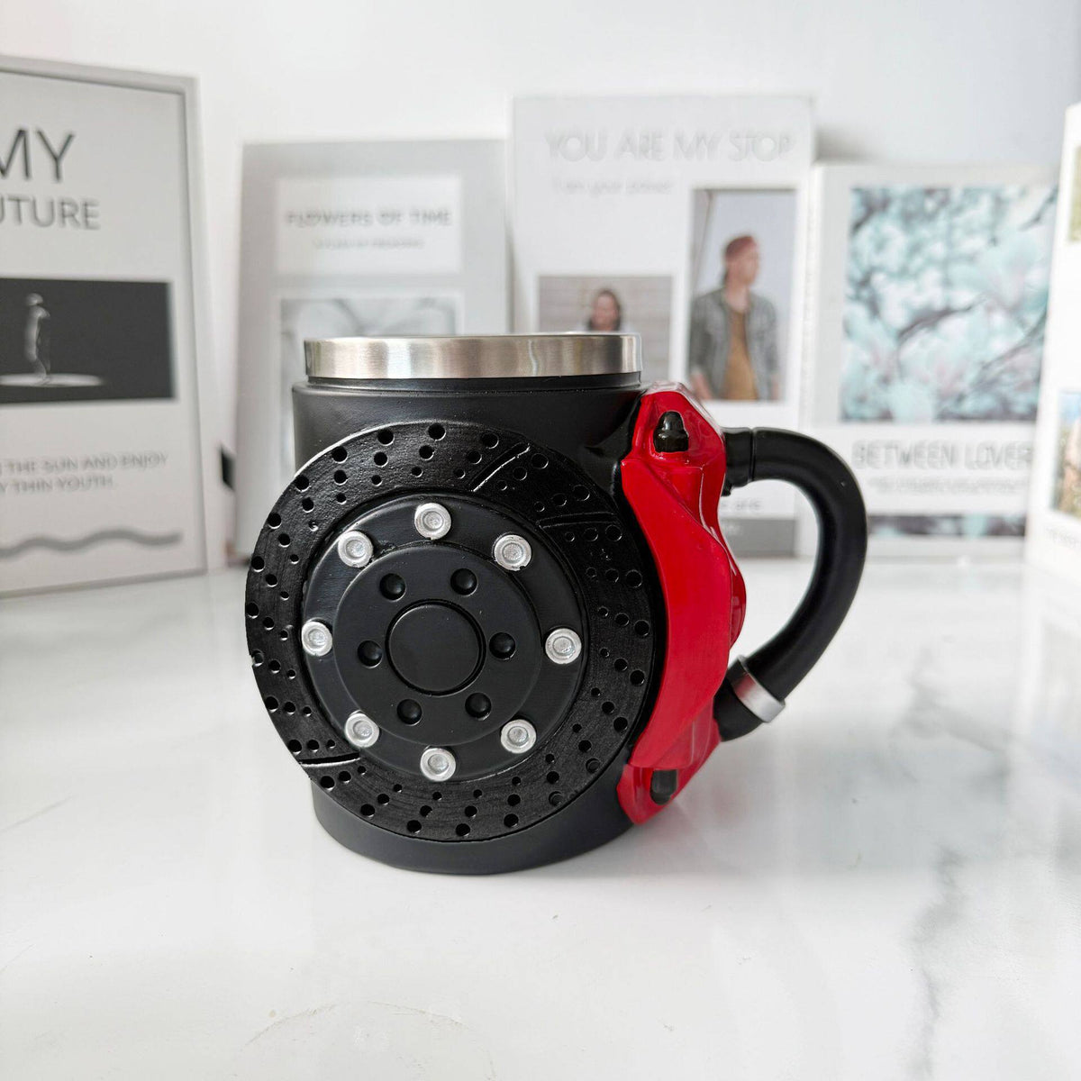 Racing Brake Caliper Signature Coffee Mug – Collector's Motorsport Edition