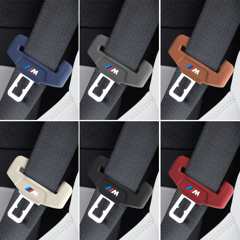 BMW M seat belt buckle silicone cover all color options group photo
