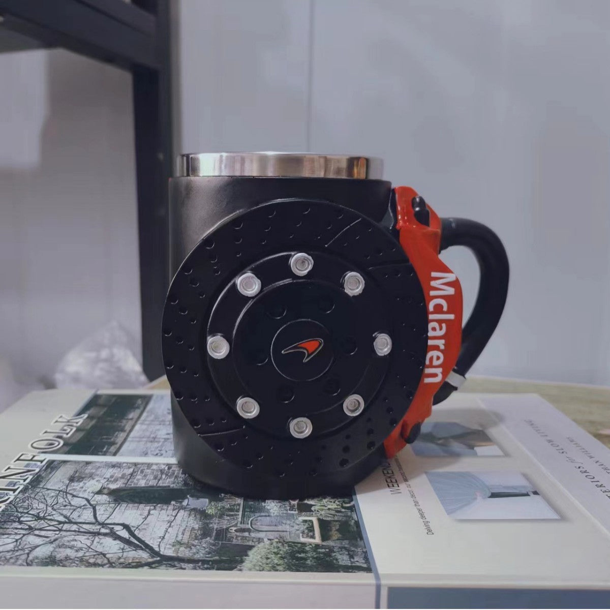 Racing Brake Caliper Signature Coffee Mug – Collector's Motorsport Edition