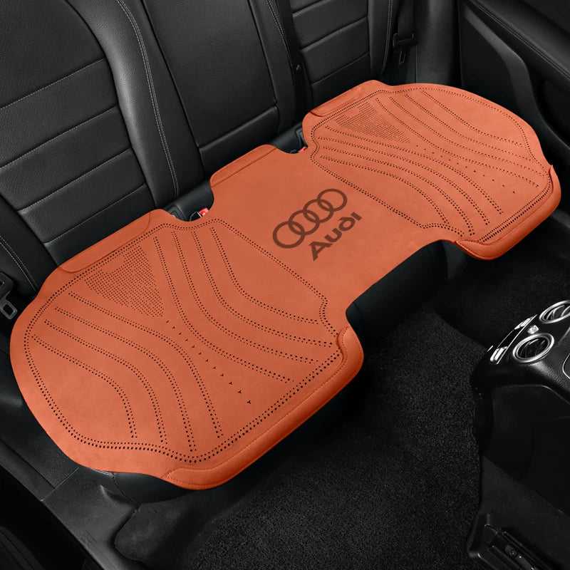 Audi suede seat cushion – Vibrant Orange rear bench cushion