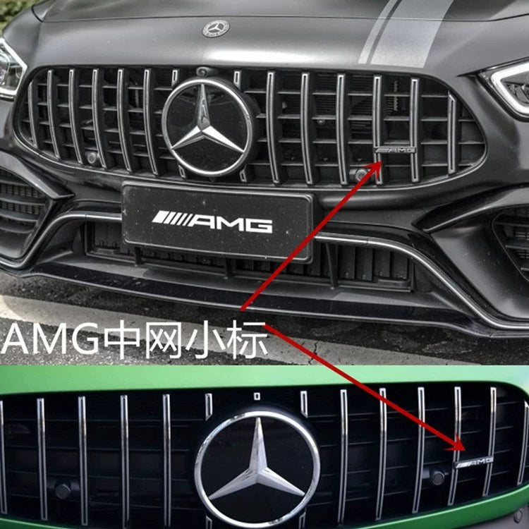 Applicable to Mercedes-Benz GLC modified AMG net standard GLC/180/200/260/300C-class E-class GT modified car logo