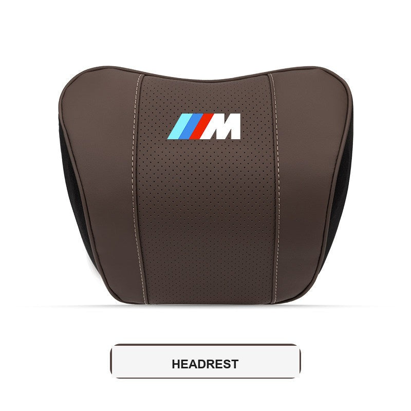 BMW M Sport ergonomisk nakkestøtte og lændestøttepude til bil (3-, 4-, 5-serie & X1-X7)