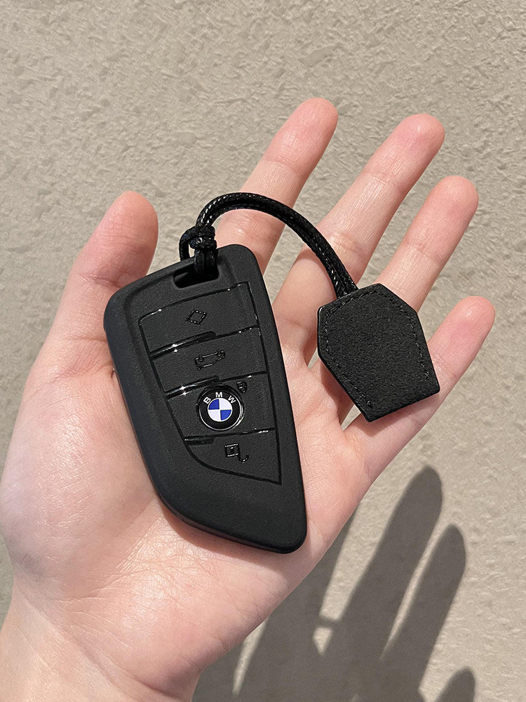 BMW Silicone Key Fob Case with Keychain