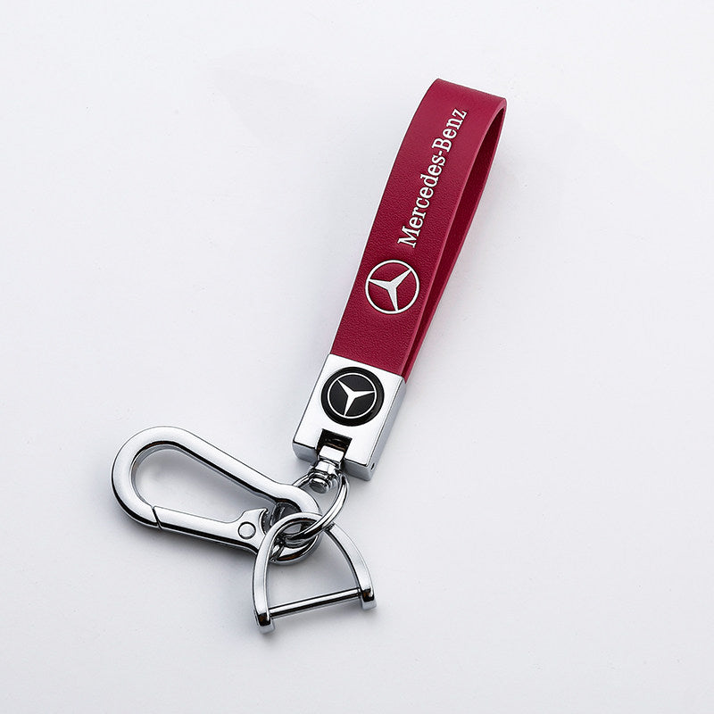 BMW, Mercedes-Benz & Land Rover Leather Keychain