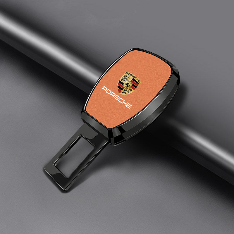 Porsche Signature Seat Belt Extender – Plated Alloy Edition with Crest Inlay