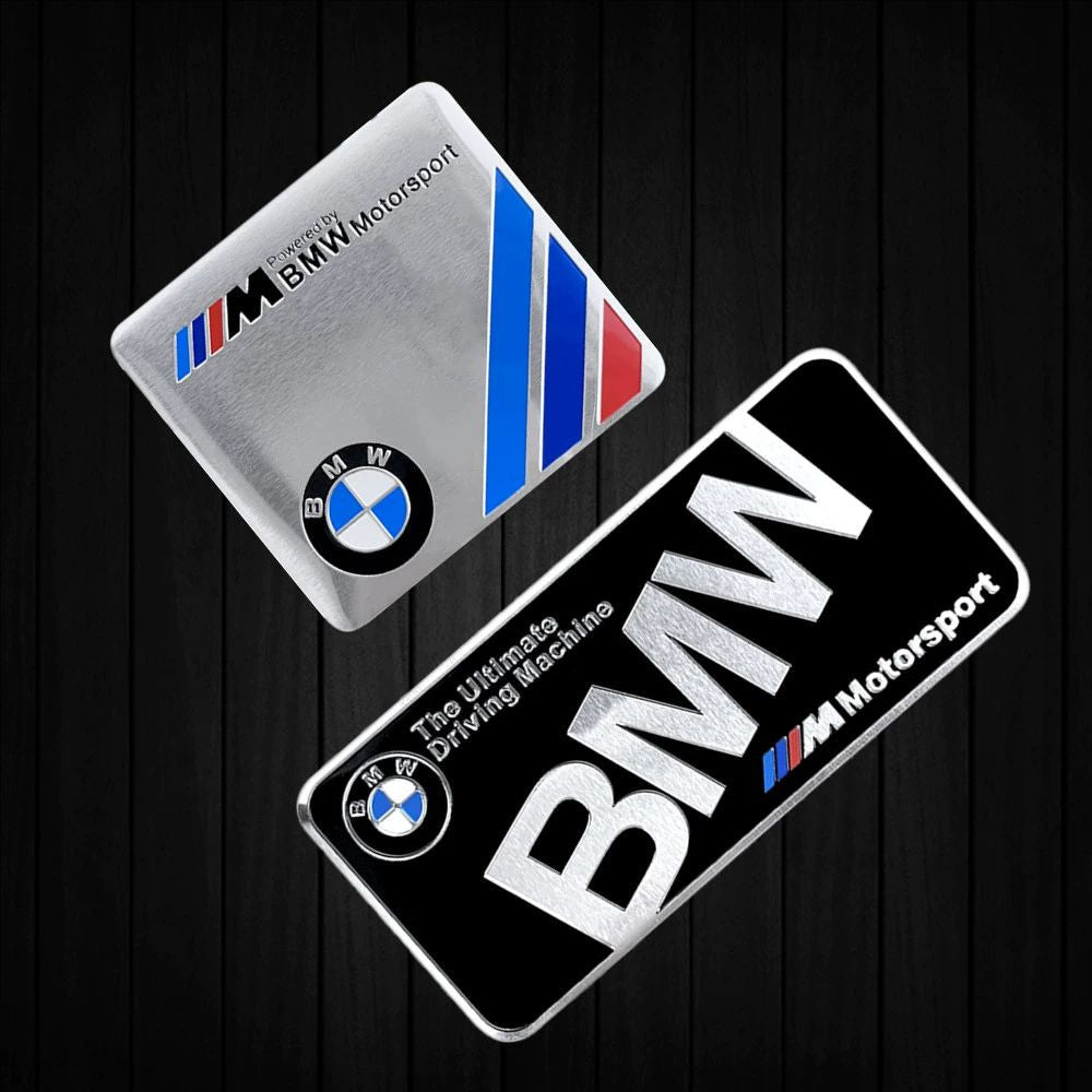 BMW & Mercedes-Benz Metal Emblem Badge Stickers