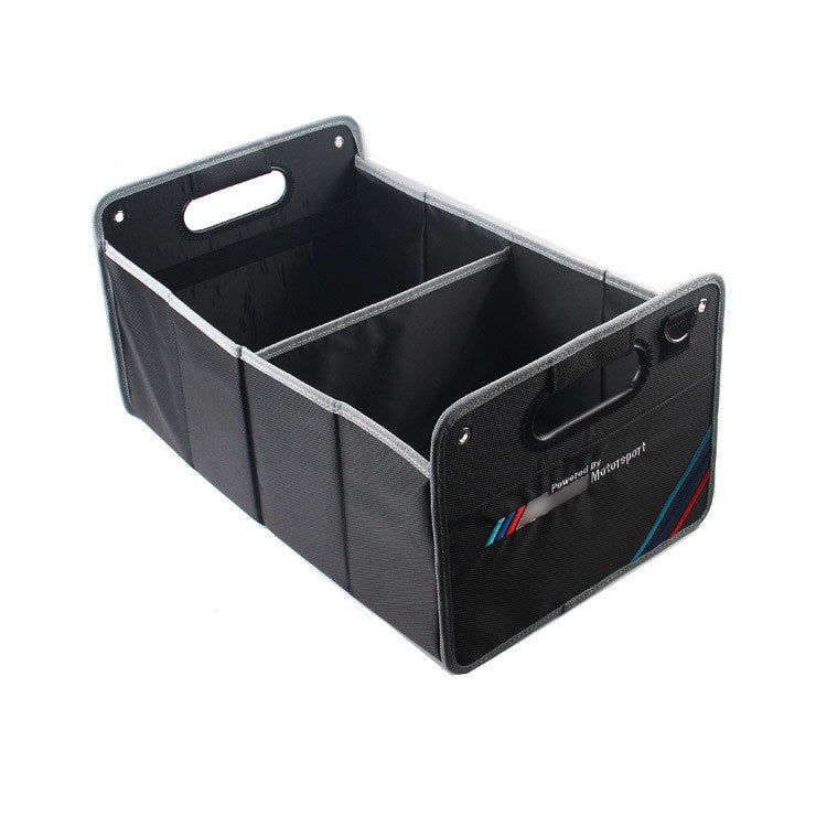 BMW Trunk Storage Box - Open View Showing Divided Compartments