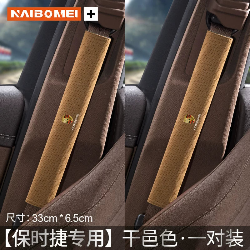 Applicable Porsche Paramela 911 Cayenne 718 Parmecalman car seat belt shoulder guard trim trim