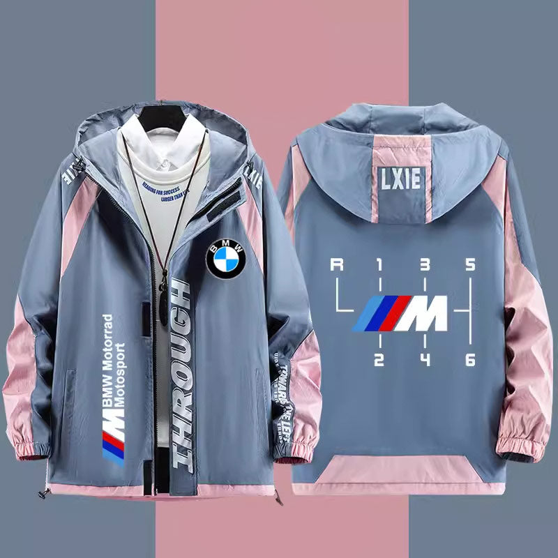 سترة واقية من الرياح BMW M Power - تصاميم زرقاء