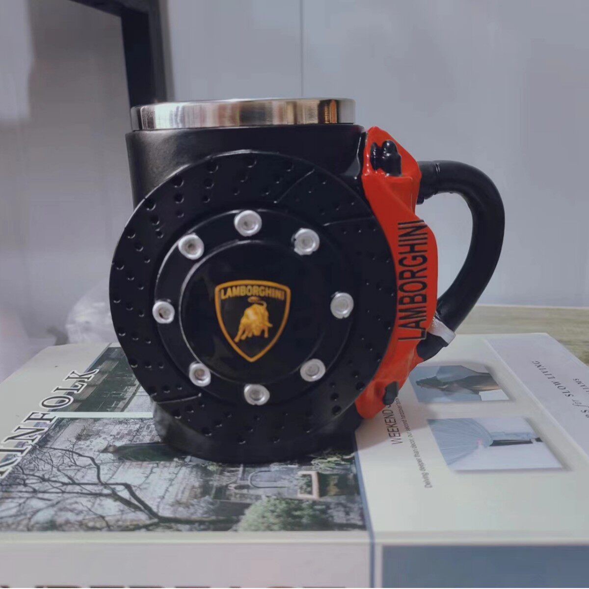 Racing Brake Caliper Signature Coffee Mug – Collector's Motorsport Edition