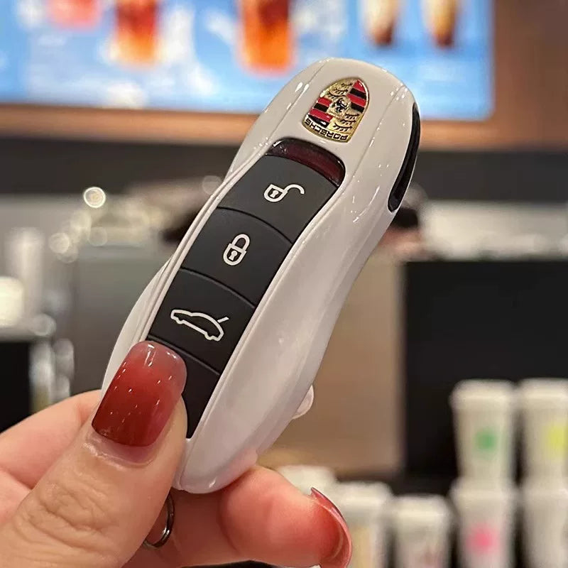 Porsche Signature Gloss Key Shell – 13-Colour Crest Collection and Houndstooth Edition