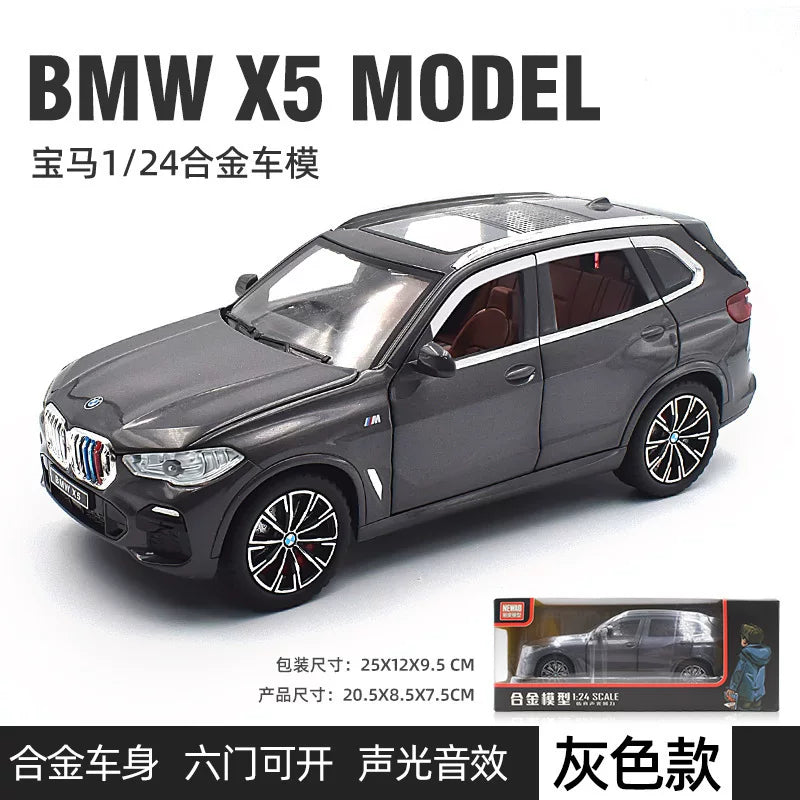 1:24 Brilliance BMW 5 Series 525 model 36 GT Alloy X1 X2 X4 car 530 model BMW new 540