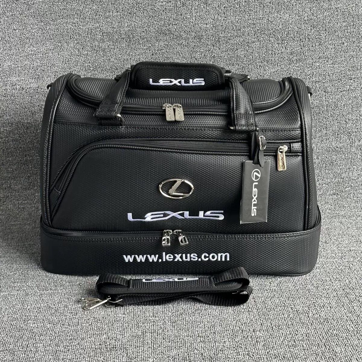 New Golf Benz Double Layer PU Clothing Bag Men's and Women's Shoe Bag Outdoor Sports Clothing Bag Fitness Bag