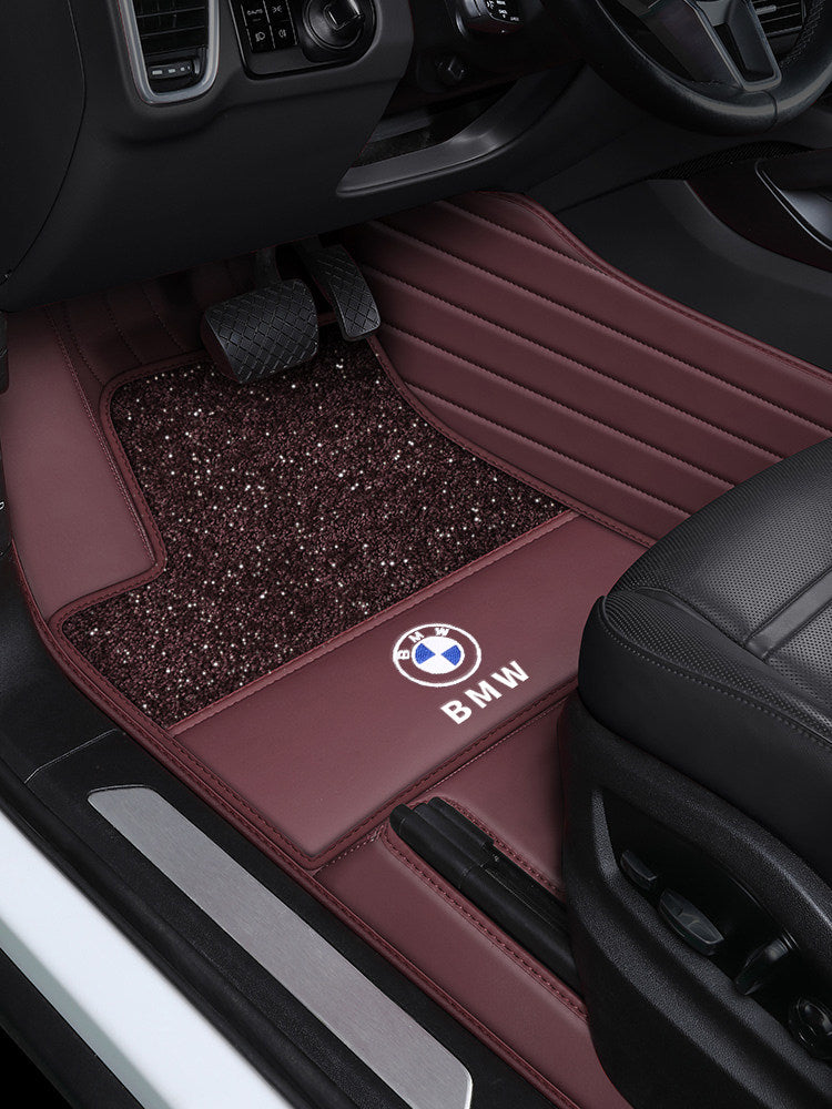 BMW Custom Fit Genuine Leather Car Floor Mats – 3, 5, 7 Series, X1, X3, X5