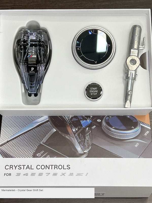 BMW Crystal Gear Shift Knob Set - Retail Packaging